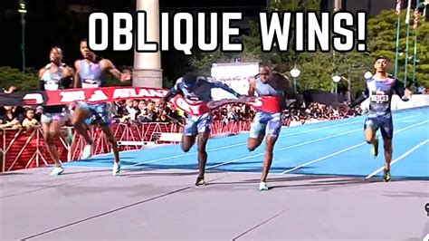 Full Race 9 99 Oblique Seville Wins 100m Adidas Atlanta City Games