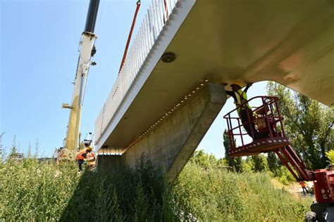 Passerelle Et Belv D Re De L Le Parc Girodet La Fin Du Chantier