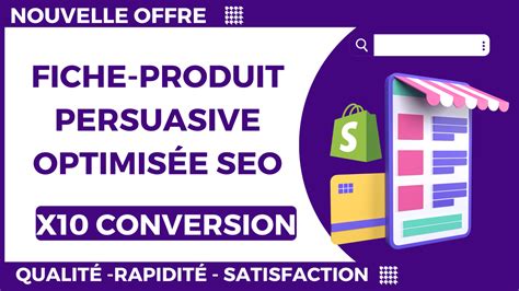 Je Vais R Diger Une Fiche Produit Optimis E Seo Par Jjunior Digital