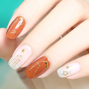 Ebanku Sheets Gold Silver D Metallic Nail Stickers For Women Noble