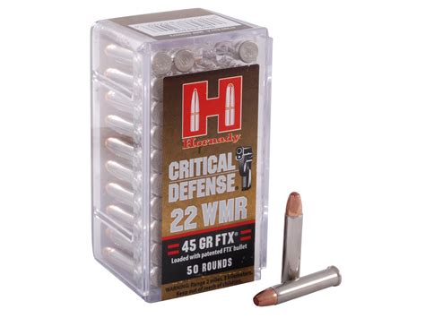 Hornady Critical Defense Winchester Mag Rimfire Wmr Ammo Grain