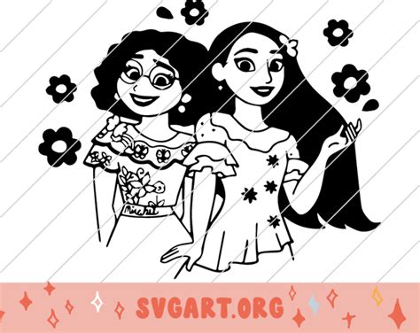 Mirabel And Isabela Encanto Svg Free Mirabel And Isabela Encanto Svg