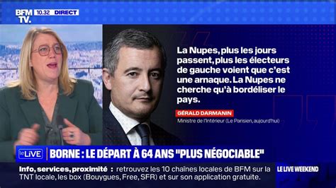 Danielle Simonnet LFI Les propos de Gérald Darmanin c est l