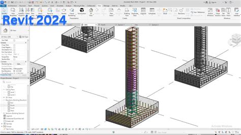 Revit Reinforcement Rebar Placing And Propagate Rebars Youtube