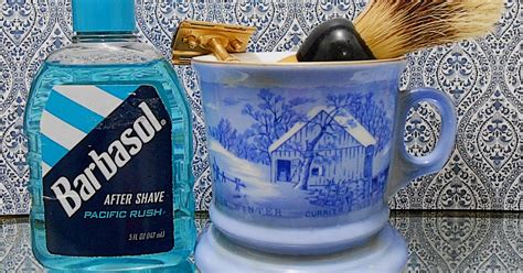 Artisan Shaving Star De Derby Shaving Soap And Barbasol Pacific Rush Aftershave