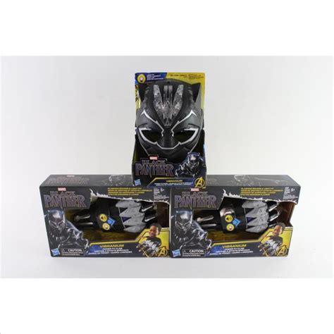 Hasbro Marvel Black Panther Vibranium Power FX Claws And Mask 3 Pieces