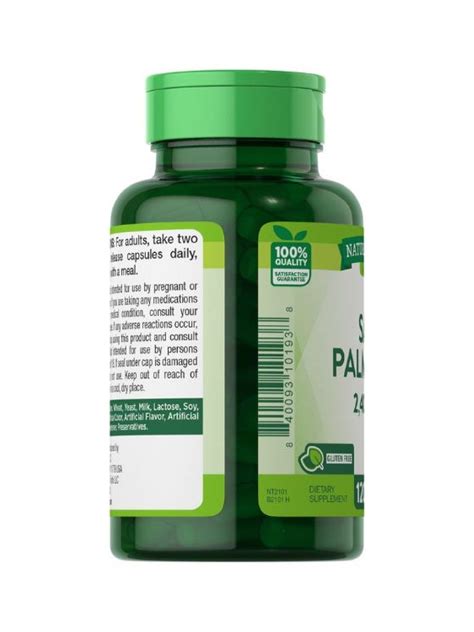 Nature S Truth Saw Palmetto 2400 Mg 120 Capsules Edamama