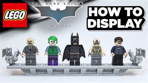 Lego Batman The Dark Knight Trilogy Minifigures Display Youtube