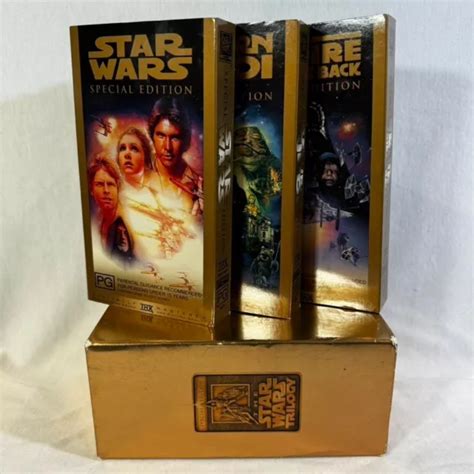 STAR WARS TRILOGY Special Edition VHS Empire Strikes Back Return Jedi