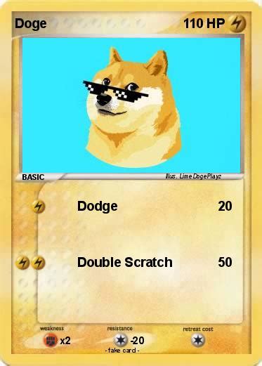 Pokémon Doge 3691 3691 Dodge My Pokemon Card