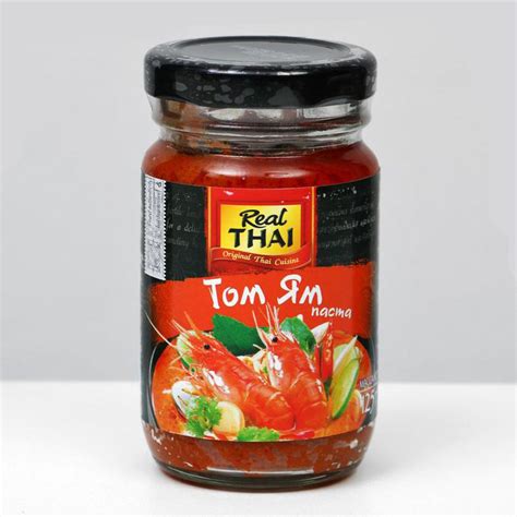 Купить Паста Том Ям REAL THAI, 125 г – цена на Паста Том Ям REAL THAI ...