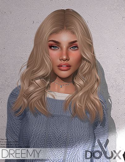 Second Life Marketplace Doux Dreemy Hairstyle Blogger Pack