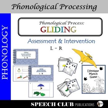 Phonological Process Gliding L And W Teaching Resources TpT