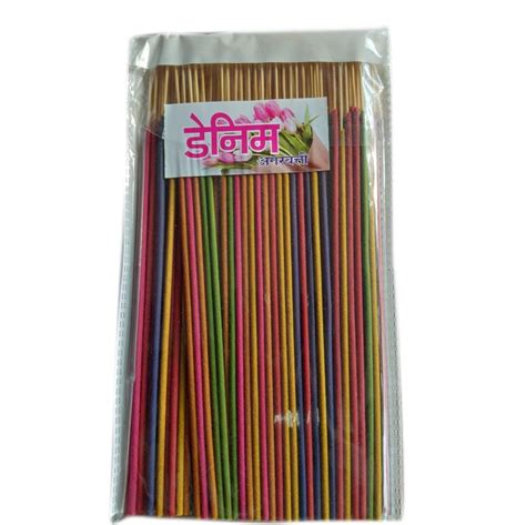 Denim Bamboo And Charcoal Aromatic Mogra Incense Stick For Religious