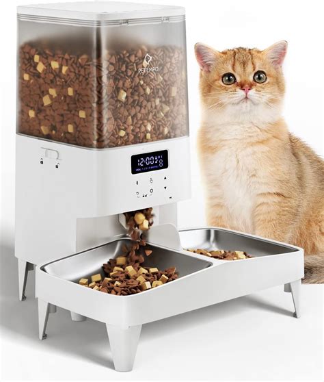 Amazon Espelho Automatic Cat Feeder 5L Timed Cat Food Dispenser