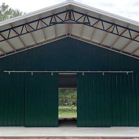 Sliding Doors For Pole Barns And Buildings In Fl Post Frame Contractor Fl