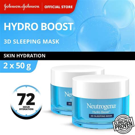 Jual Neutrogena Hydro Boost 3d Sleeping Mask 2 X 50 Gr Shopee Indonesia