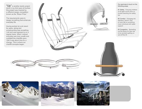 Safe and effective chairlift design by Andrew Parsons at Coroflot.com