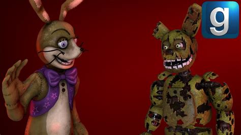 Gmod FNAF | Help Wanted Glitchtrap VS. Help Wanted Springtrap - YouTube