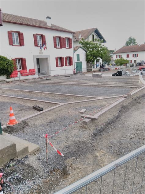 Fronton Travaux Mairie D Arbonne