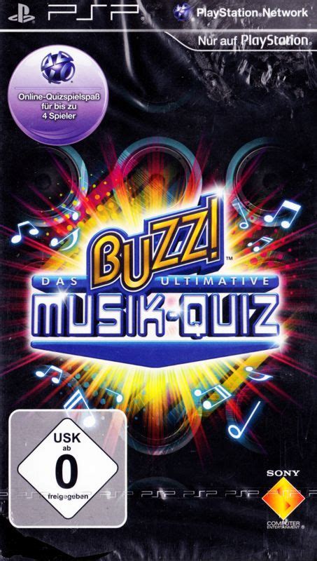 Buzz The Ultimate Music Quiz Cover Or Packaging Material Mobygames