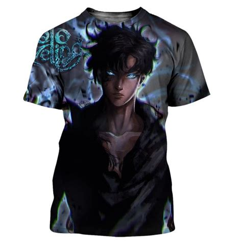 Solo Leveling Sung Jin Woo 3D T Shirt Official Merch Solo Leveling