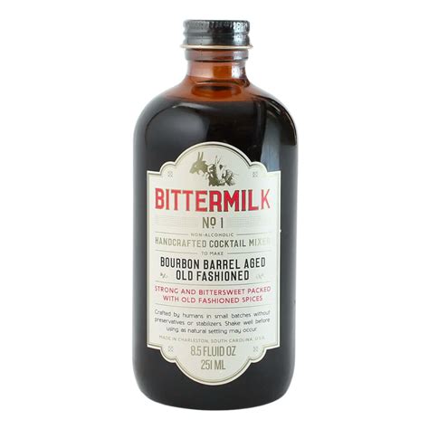 8 5oz Bittermilk Bourbon Barrel Old Fashioned Mix