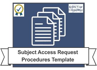 Subject Access Request Procedure Template