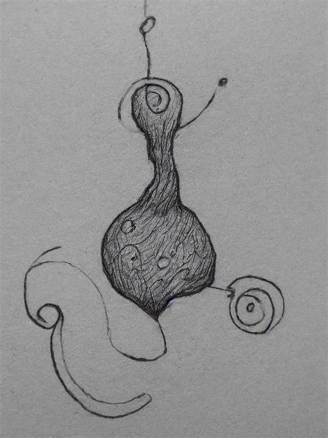 A Pencil Drawing Of An Acorn That Turns Into A Tree In Stable