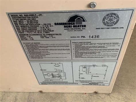 Portable Propane Furnace Schmid Auction