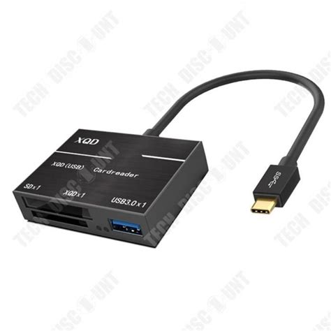 Td Type C Vers Xqd Carte Lecteur De Carte Sd Haute Vitesse Usb Hub