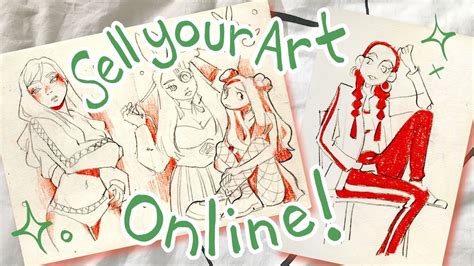 How To Sell Your Art Online With Sketchbooks Youtube