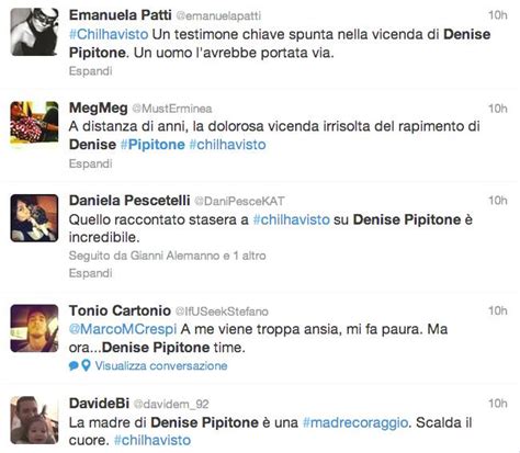 Denise Pipitone E Il Testimone Sordomuto A Chi L Ha Visto