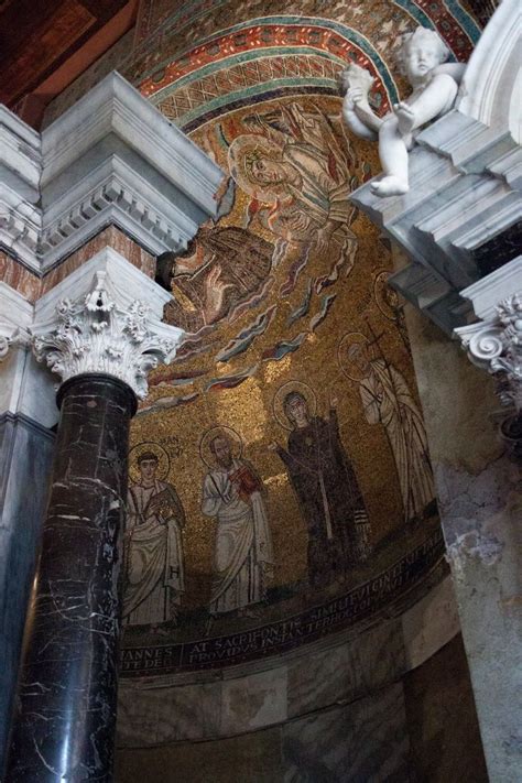 Battistero Lateranense Roma Cappella Di San Venanzio Il Mosaico Del