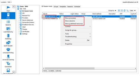 KB Parallels How To See Processes Sessions And Published Resources On