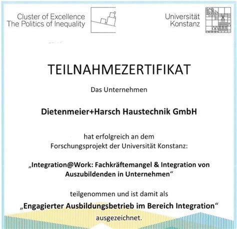 Ausbildungsbetrieb Elektro Heizung Sanitär von Dietenmeier und