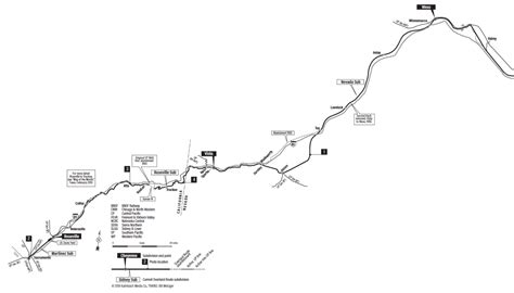 A Map Of The Original Route Of The Transcontinental Railroad As It Appears Today Trains Magazine