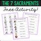 Freebie The Seven Sacraments Matching Activity Tpt