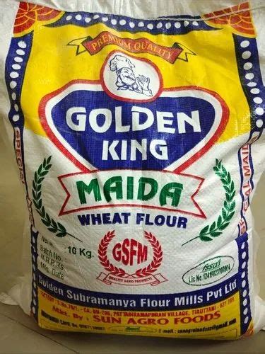 Golden King Maida Flour For Cooking Packaging Type Pp Bag At Rs 32