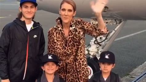 Celine Dion Shares Adorable Video Of Three Sons Watch It Here