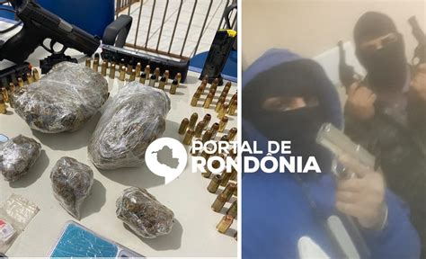 Membro de facção que exibia armas nas redes sociais é preso drogas