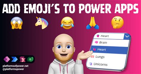 How To Add Emoji S To Your Power Apps Platforms Of Power