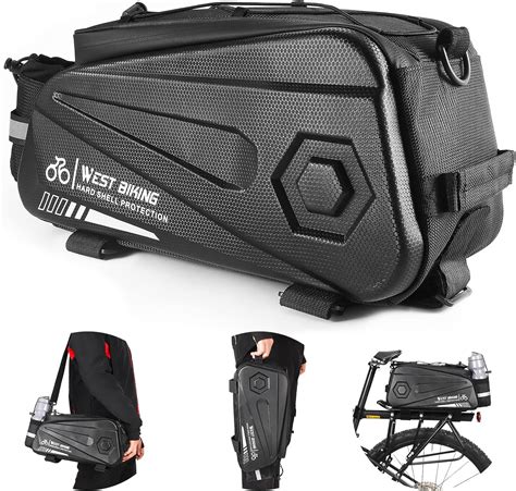 West Biking Bike Rear Seat Bag Bicycle Trunk Pannier Bag L