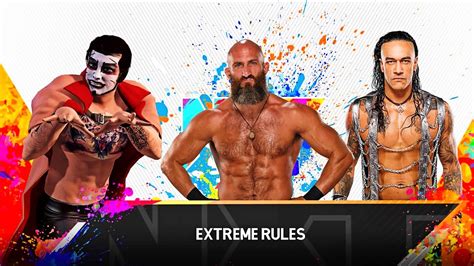 Wwe 2k22 Danhausen Vs Tommaso Ciampa Vs Damian Priest Extreme Rules