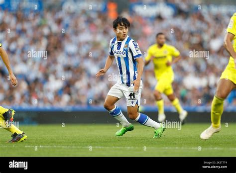 San Sebastian Spain 9th Oct 2022 Takefusa Kubo Sociedad Football