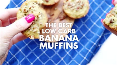 Healthy Banana Muffins Keto Low Carb Gluten Free Youtube