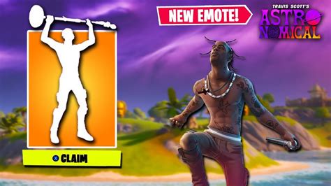 HOW TO UNLOCK TRAVIS SCOTT RAGE EMOTE Astronomical Challenges