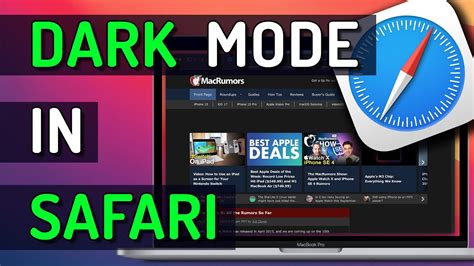 How To Enable Dark Mode In Safari On Iphone Ipad And Mac Youtube