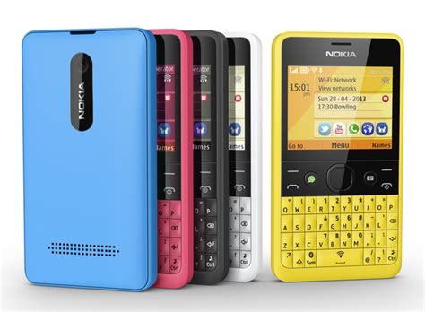 Nokia Asha 210 QWERTY Phone with WhatsApp Button, optional Dual-SIM ...