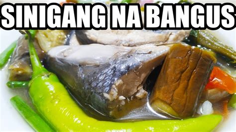 How To Cook Sinigang Na Bangus Easy Filipino Style Sinigang Na Bangus